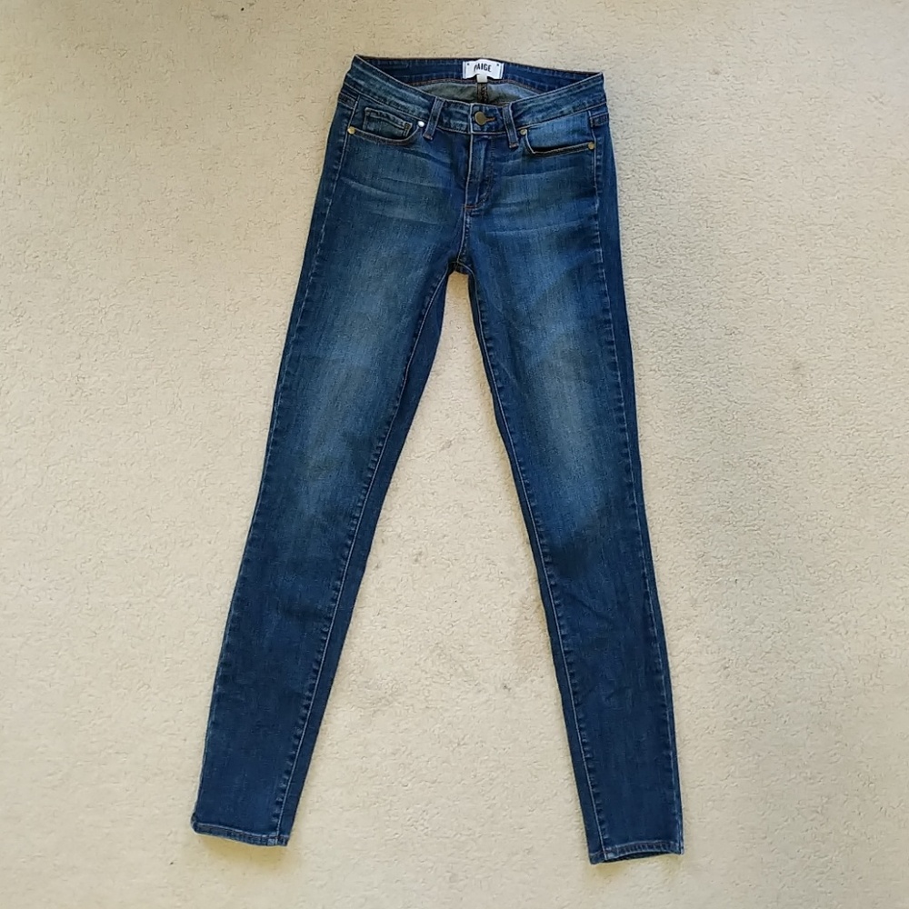 Designer Medium Wash skinny jeans size 27
